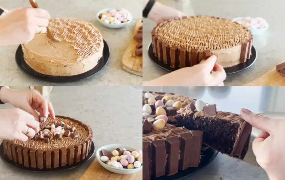 fremgangsmåte på kvikklunsjkake