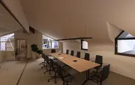 Illustrasjonen viser et kontorprosjekt på Thon Senter Sartor. På bildet ser man et møterom.