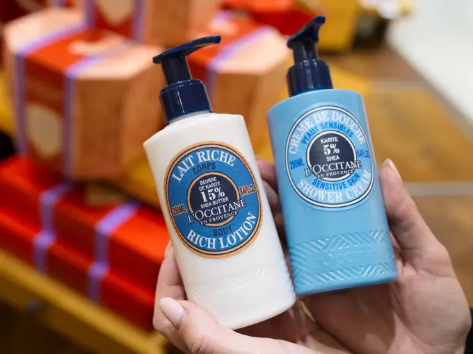 bodylotion og håndkrem fra Loccitane