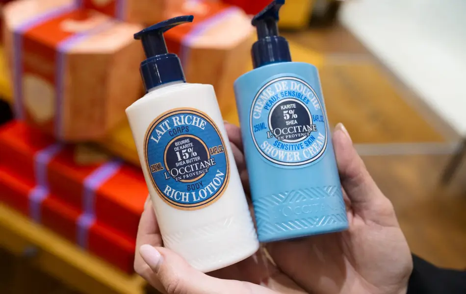bodylotion og håndkrem fra Loccitane