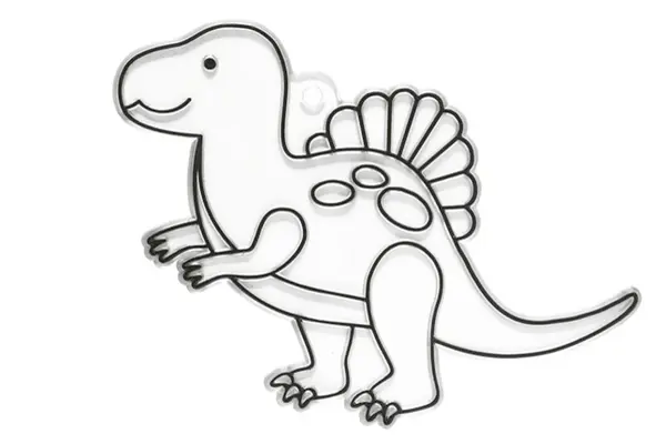 solfanger formet som en dinosaur