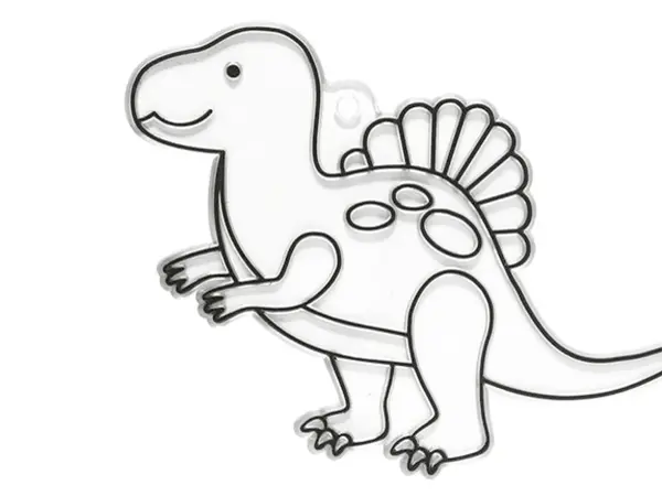 solfanger formet som en dinosaur