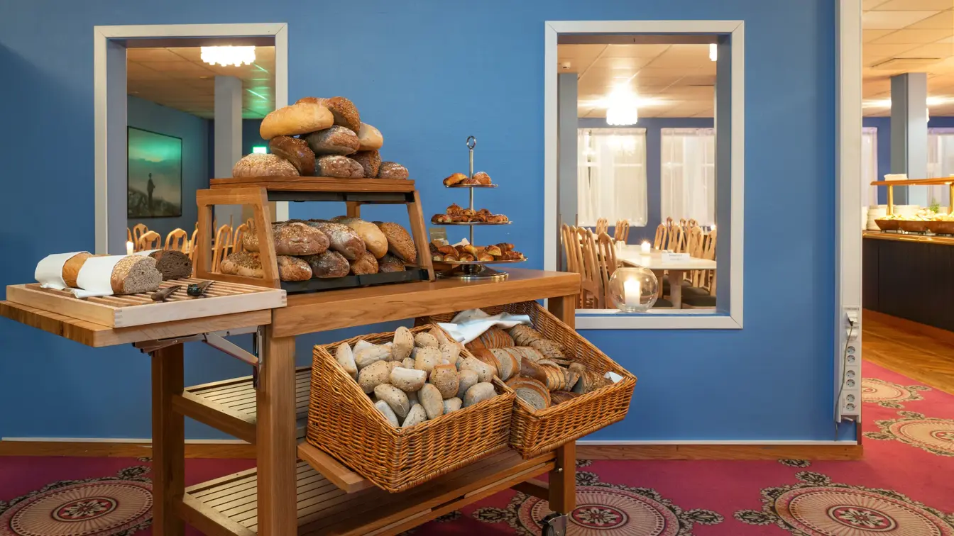 Brød og rundstykker på Thon Hotel Skeikampen
