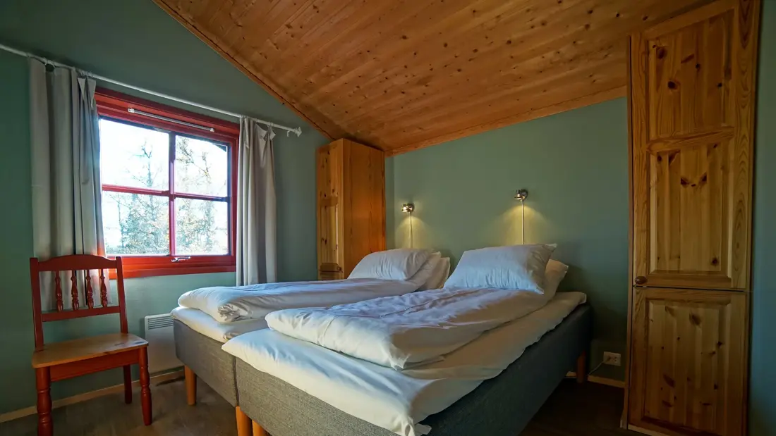 Stort soverom i leilighet på Thon Hotel Skeikampen