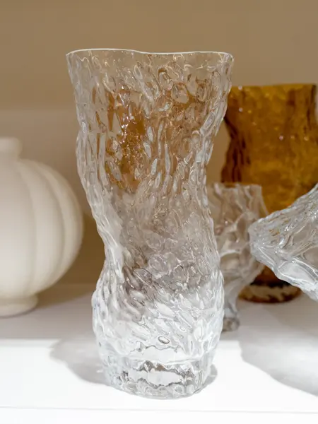 Gjennomsiktig vase fra Illums