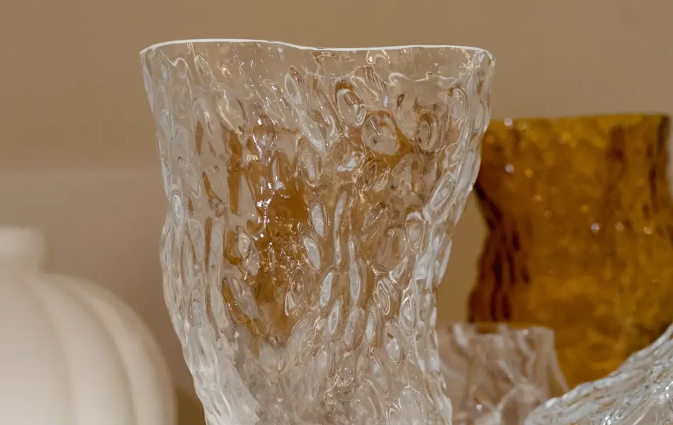 Gjennomsiktig vase fra Illums