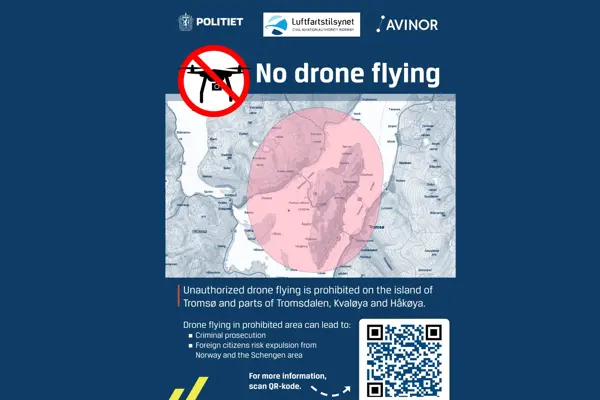 No drone flying
