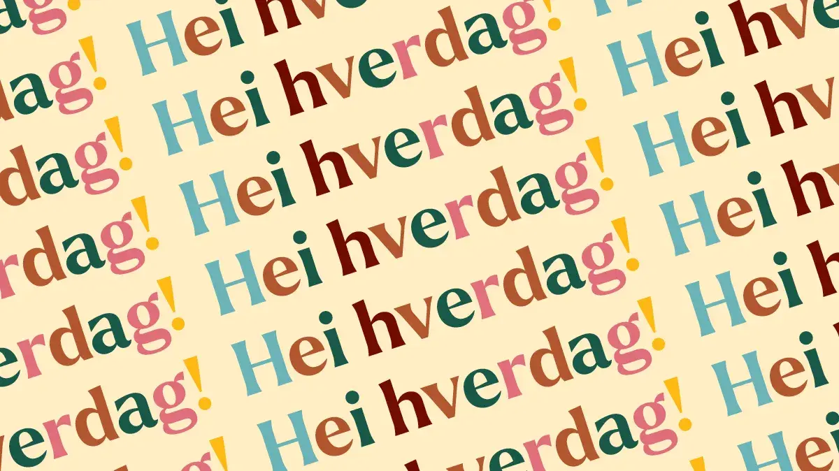 hverdag tekst skolestart