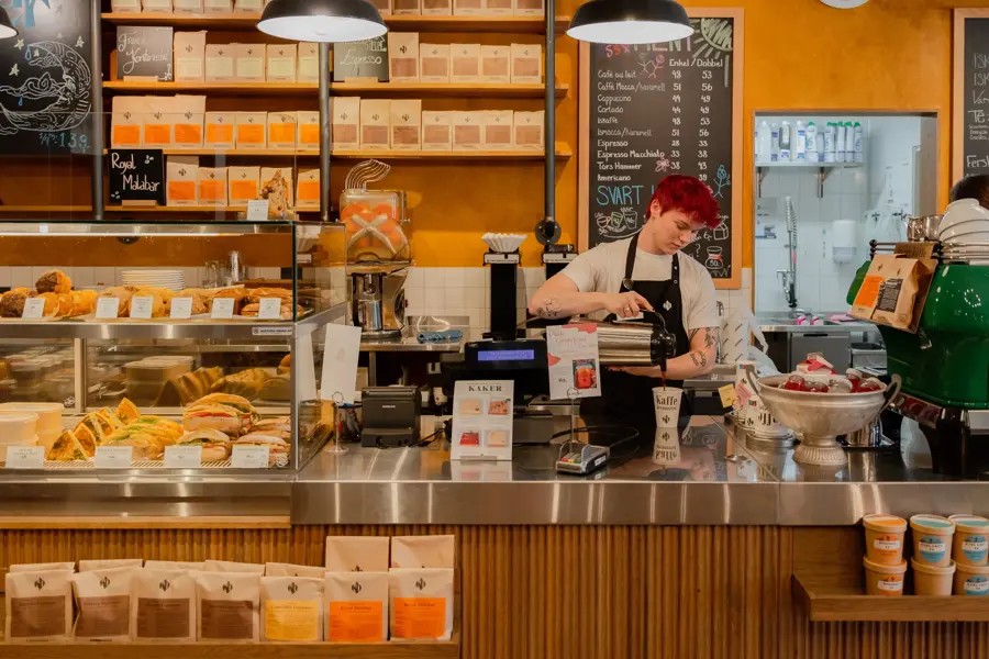 Interiør Kaffebrenneriet