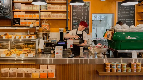 Interiør Kaffebrenneriet