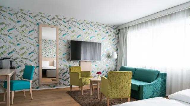 Sittegruppe i stuen i Business Room på Thon Hotel Polar