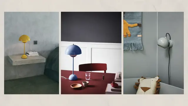 Bord lamper og en vegg lampe