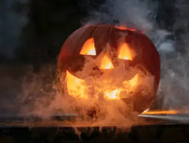 halloween gresskar stemningsbilde