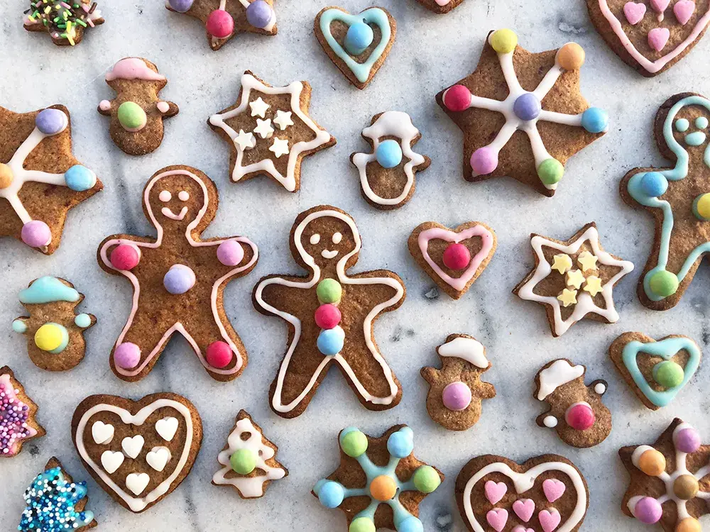 Pepperkaker med pynt