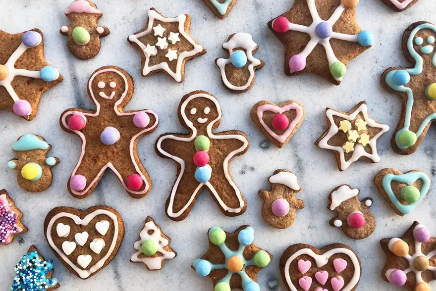 Pepperkaker med pynt