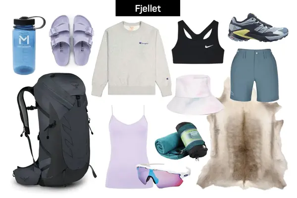 Turutstyr til å ha med på fjellet