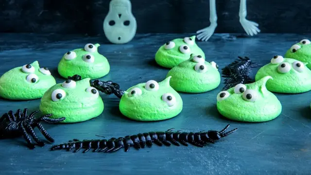 Monstermarengs til halloween