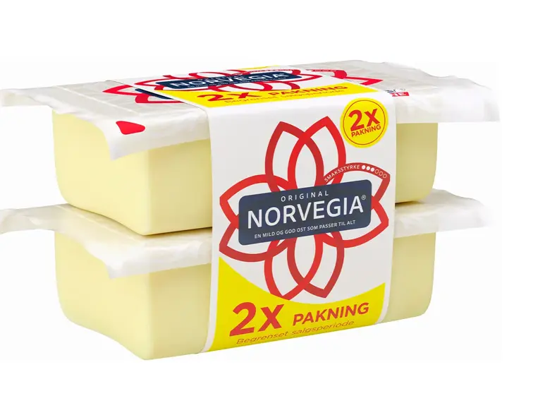 produktbilder av 2-pk norvegia-ost