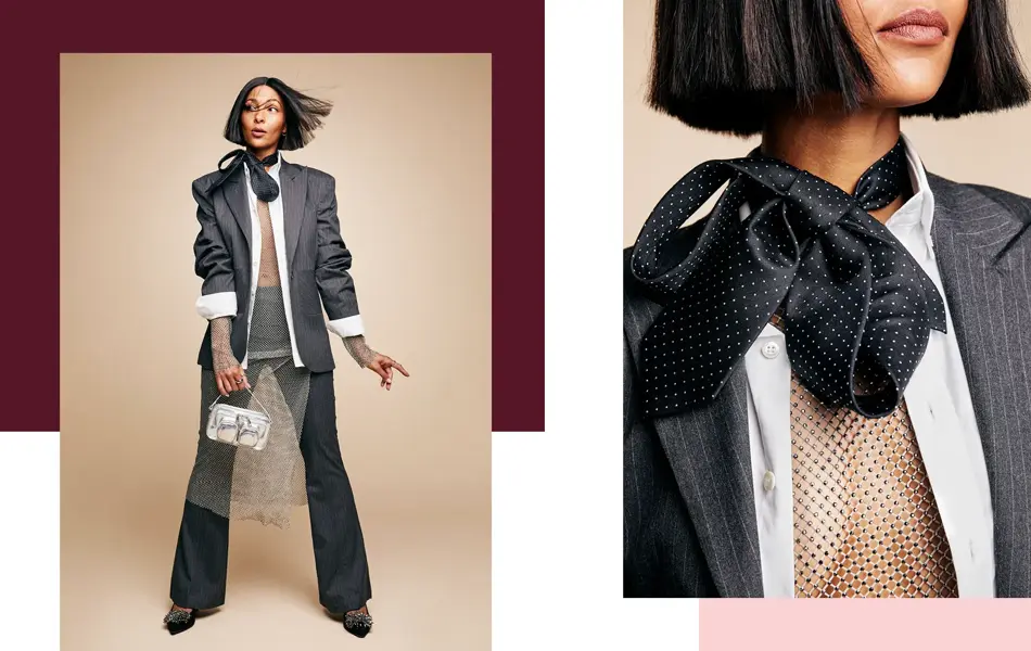 Dame viser høstmote