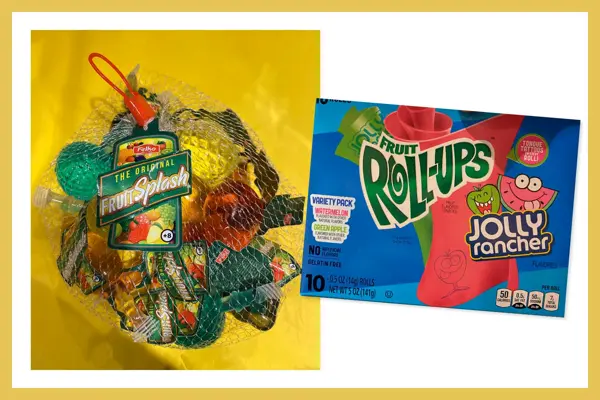 Fruitsplash og Roll-ups fra Dropsen