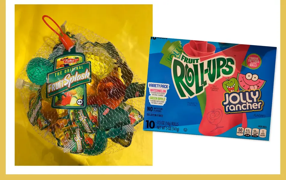Fruitsplash og Roll-ups fra Dropsen