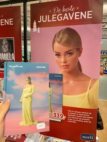 plakat og boken av Sophie Elise