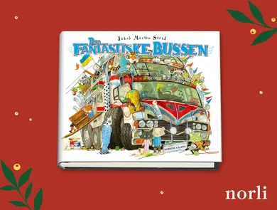 Boken "Den Fantastiske Bussen" av Jakob Martin Strid.