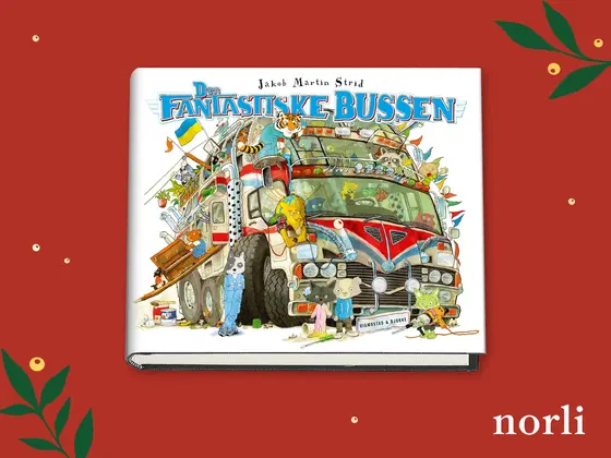 Boken "Den Fantastiske Bussen" av Jakob Martin Strid.