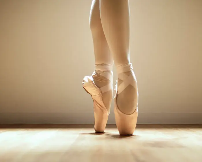 Female ballerina practicing in studio,Kyoto,Japan