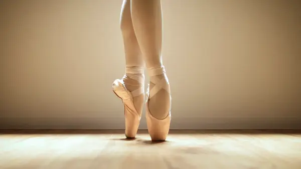 Female ballerina practicing in studio,Kyoto,Japan