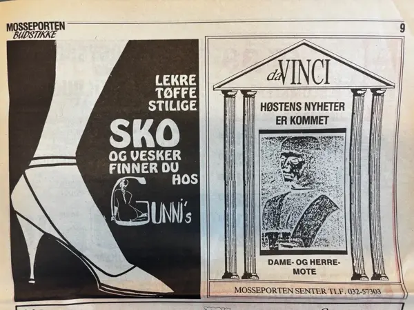 Gamle bilder fra Mosseporten