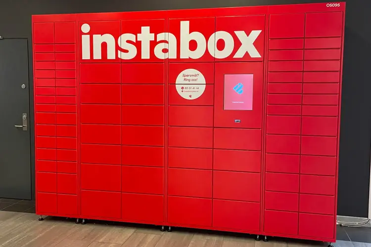 HAR FLYTTET INN: instabox er nå å finne i 1. etasje ved siden av Nille. 