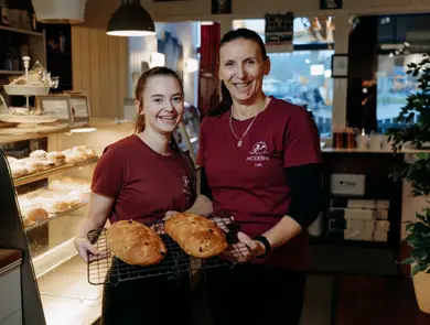 ansatte hos Moderns Café