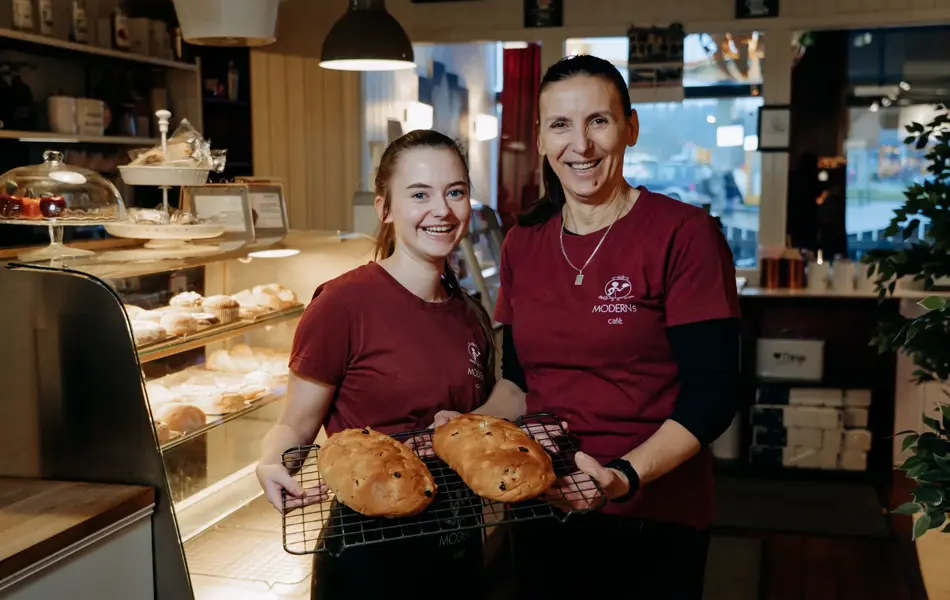 ansatte hos Moderns Café