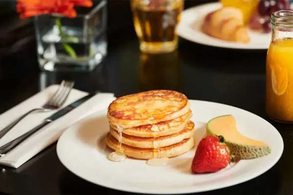 Pannekaker på en tallerken