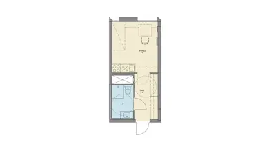 Plantegning leilighet i Diagonale