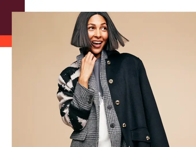 Dame viser høstmote