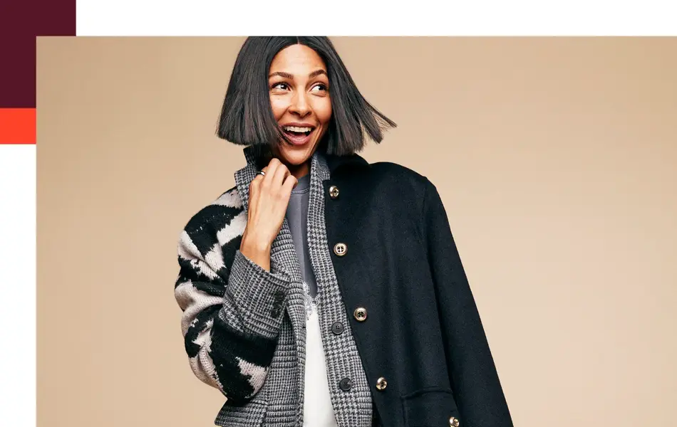 Dame viser høstmote