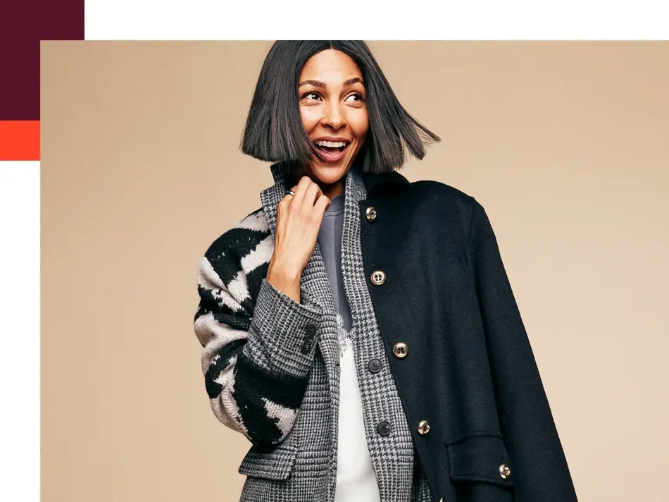 Dame viser høstmote