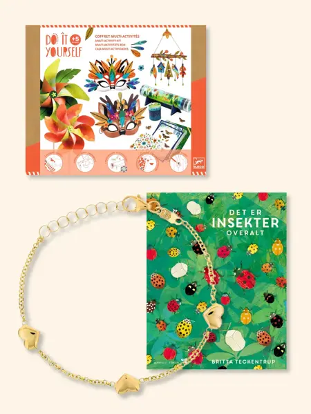 Kollasj med julegavetips til barn