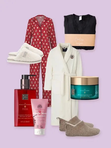 Kollasj med julegavetips til henne