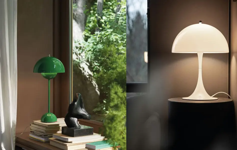 Bordlamper fra Christiania Belysning