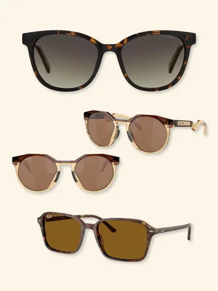 Kollasj med solbriller