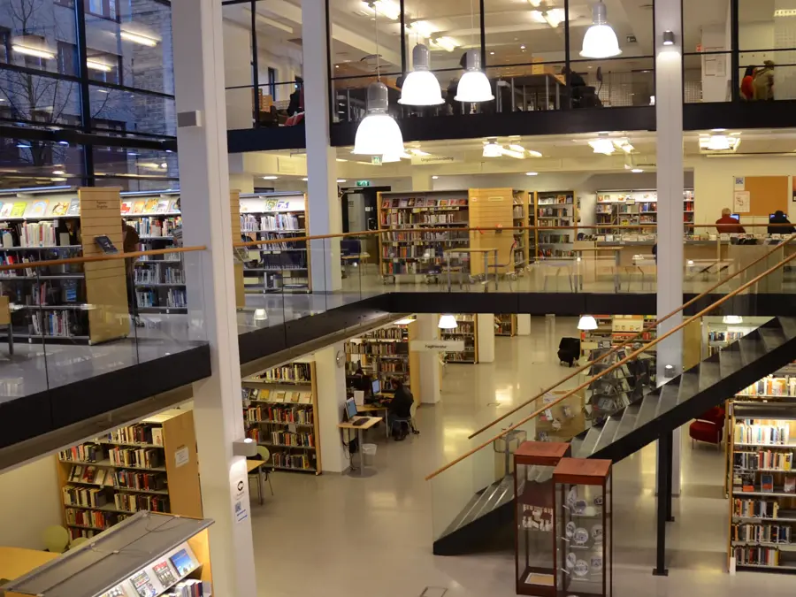 Oversiktsbilde av Ski bibliotek 