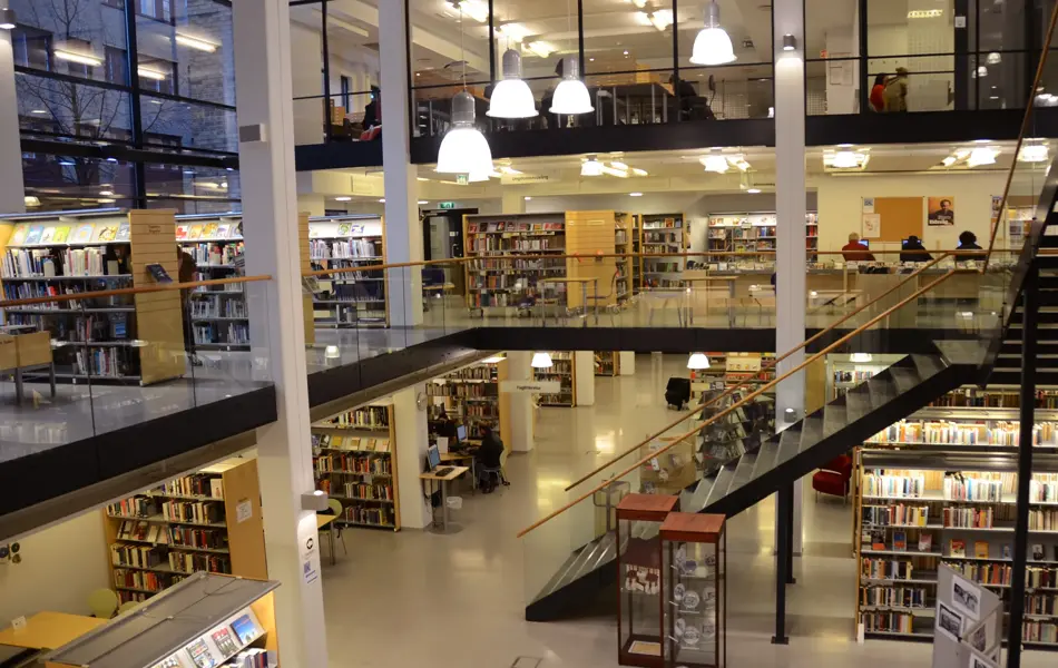 Oversiktsbilde av Ski bibliotek 