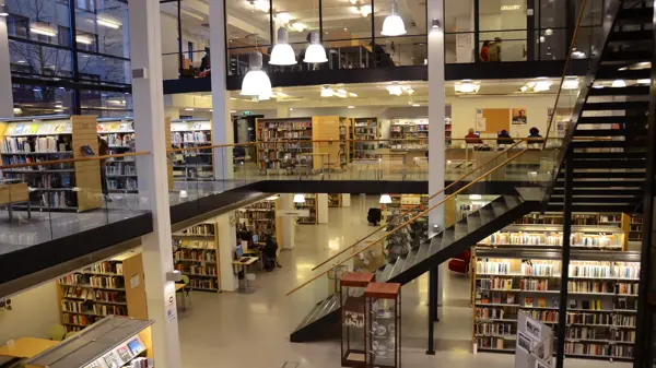 Oversiktsbilde av Ski bibliotek 