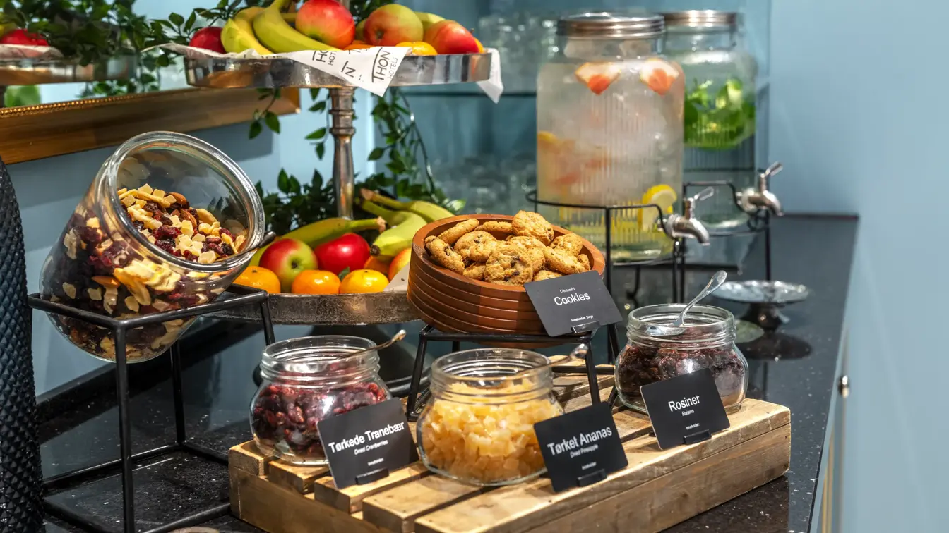 Thon_Hotel_Rosenkrantz_Bergen_Konferanse-Pausebuffet