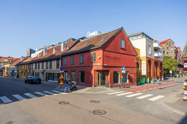 Utsikt til hjørnet ved siden av Grønland Basar