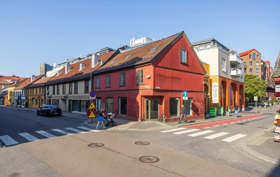 Utsikt til hjørnet ved siden av Grønland Basar