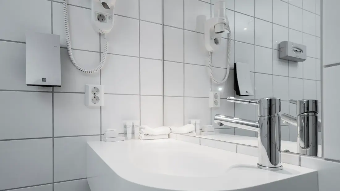 Detaljer fra bad på Thon Hotel Nidaros